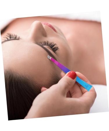 VINTORKY 1 Set Metal Eyebrow Clip Beauty Tools Eyelash Women Eyebrow Tweezers Love Facial Hair Removal Tweezers Tweezers Set Auxiliary Tweezer face Make up Precision Major - Buy Online on GoSupps.com