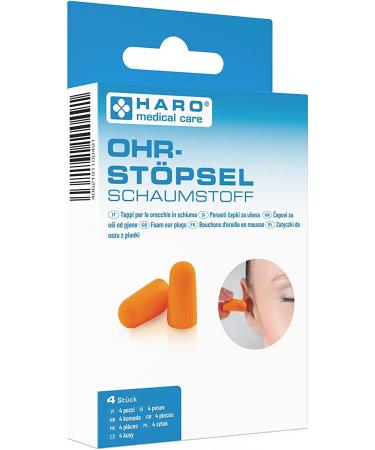 Shop Haro Medical Care Noise Stop Earplugs (6 Pieces) - Enhance Calm Sleep & Focus - Effective Noise Protection for Travel & Daily Use - Buy Online on GoSupps.com