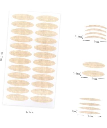 Ipetboom 60 Sheets Natural Invisible Double Side Eyelid Tapes Sticker Women Eyelid Tape Double Sided Clear Tape Single Side Eyelid Tapes Make up Kit Man Beauty Stickers Hooded - Buy Online on GoSupps.com