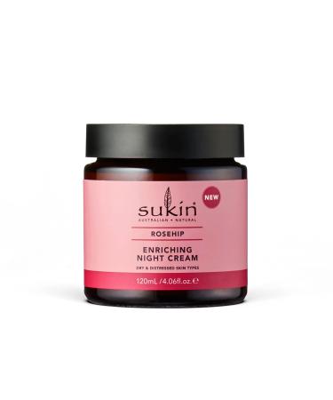 Sukin Enriching Night Cream Rosehip 4.06 fl oz (120 ml) - Buy Online on GoSupps.com