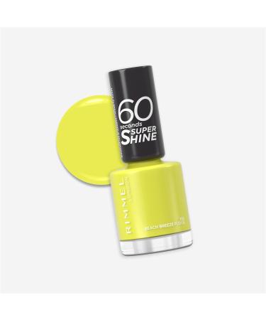Rimmel London Super Shine 60 Seconds Nail Polish 155 Beach Breeze Please 8ml - Buy Online on GoSupps.com