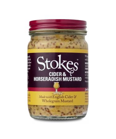 Stokes Cider & Horseradish Wholegrain Mustard 185g