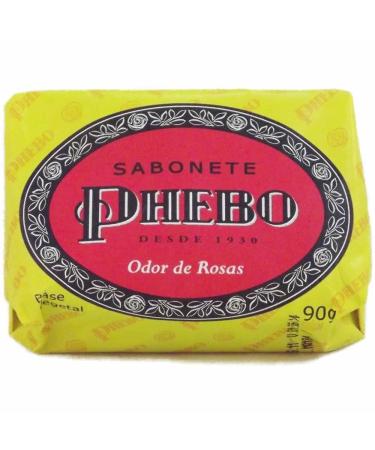 Rose Odor Soap Bar - Phebo 3.17oz (90g) | Luxurious Rose Scented Soap for International Shipping - Buy Online on GoSupps.com