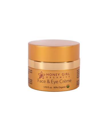 Honey Girl Organics Face & Eye Cr me  USDA Certified Organic Facial Moisturizer and Under Eye Cream for Wrinkles  Dark Circles and Puffiness with Hydrating Honey*  Beeswax*  Essential Oils and EVOO (1.75 oz) *naturally c... - Buy Online on GoSupps.com