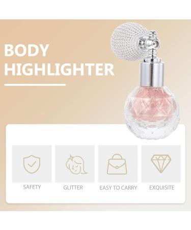 Lurrose Glitter Powder Spray Women Makeup Body Hair Highlighter Sprayer Shimmer Sparkle Powder Makeup Spray for Hair Face Body Nails Cosmetic Pink 7cm*5.5cm*3cm Pink - Buy Online on GoSupps.com