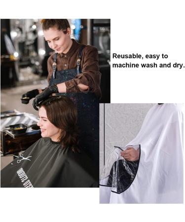 Professional Hair Cutting Gown Cape for Men & Women - Salon Barber Cape with Viewing Window & Snap Closure | International Shipping Available - Buy Online on GoSupps.com