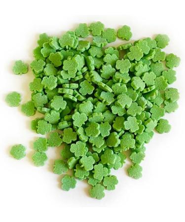 A Pinch Of... - Matt Green Shamrocks - St Patricks Day Cake Topper Sprinkles - 25g Edible Cupcake Decorations - Perfect for Birthdays & St Paddys Celebrations - Buy Online on GoSupps.com