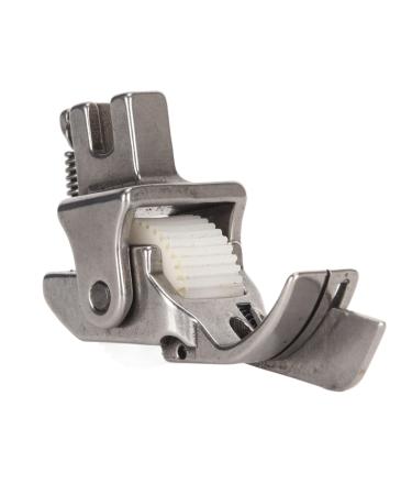 Septpenta Roller Presser Foot One Piece Adjustable Heavy Duty Roller Foot Easy Installation and Removal 1.18 X 1.77in for Beginners and Professionals