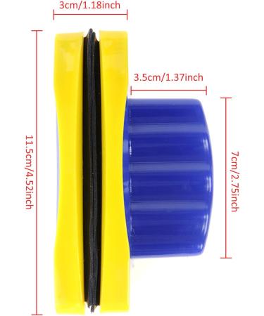 Magnetic Glass Cleaner Double Sided Glass Cleaner Magnetic Window Cleaner Home Window Glass Cleaning Tool with 1.5m Rope Fit for Glass 3-8mm Rowces Single Attribute - Buy Online on GoSupps.com