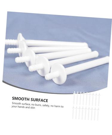 Minkissy 150 Pcs Nose Hair Wax Pencil Sticks - Efficient Hair Removal Kit for Ladies | Plastic Cleaning Spatula for Nostrils - Buy Online on GoSupps.com