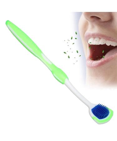 Tongue Scraper - Ergonomic Design for Fresh Breath (Green) - Buy Online on GoSupps.com