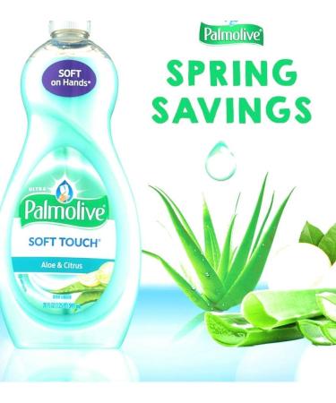 Buy Palmolive Dish Liquid Ultra Soft Touch Aloe 20oz Gentle on Hands Tough on Grease - International Shipping Available - Buy Online on GoSupps.com