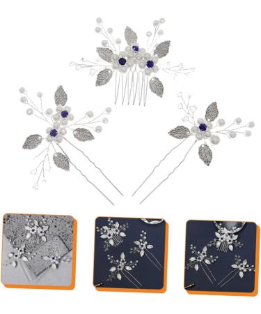 minkissy 4 Sets Bridal Wedding Comb Leaf Hair Comb Rhinestone Hairpin Green Hair Accessories Green Accessories Prom Hair Accessories Bridal Hairpin Bride Flowers Zircon Crystal - Buy Online on GoSupps.com