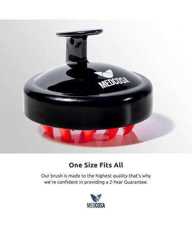 Medcosa Hair Brush | Scalp Massager & Shampoo Scalp Exfoliator | Detangles Hair & Dislodges Dandruff - Buy Online on GoSupps.com