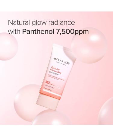 MaryMay Mary & May Vegan Primer Glow Sun Cream SPF 50+ PA++++ 50ml - Buy Online on GoSupps.com