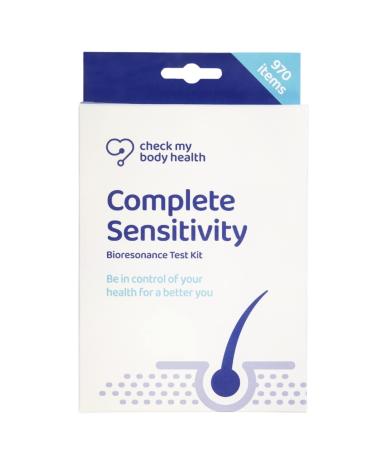 Check My Body Health Food Sensitivity Test Complete Sensitivity Bioresonance Test Tests 970 Sensitivities Health Food Allergy Test Kit Quick and Easy to Use Includes Food Diary Home Test Kit