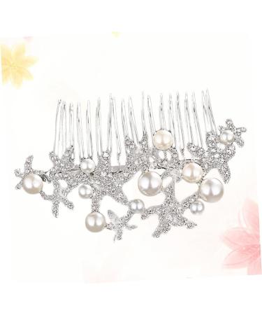 HONMEET Wedding Hair Comb Hair Pearls Hair Teasing Comb Hair Combs for Women Comb for Bridal Wedding Headpiece for Bride Hair Comb for Bride Halloween Hair Comb Rhinestone Hair Comb Tiara - Buy Online on GoSupps.com