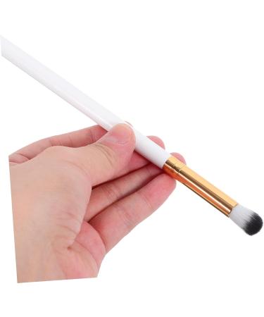 Outanaya 10pcs Makeup Brush Concealer Brush Contouring Brush Makeup Eyeshadow Brush White Wooden Handle - Buy Online on GoSupps.com