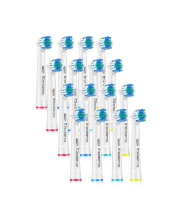 DENTAMAX Replacement Toothbrush Heads Compatible with Oral B Electric Toothbrushes Classic Precision Clean Replacement Brush Heads Superior Cleaning and Plaque Removal 16Pcs 16 Count (Pack of 1)