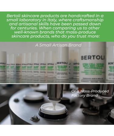 BERTOLI Apple Stem Cell Serum Skin Regeneration Remedy For Aging Wrinkle Filler Polyphenols Hyaluronic Acid Olive Oil Clean Natural Vegan Italian Skincare Made In Italy - Buy Online on GoSupps.com