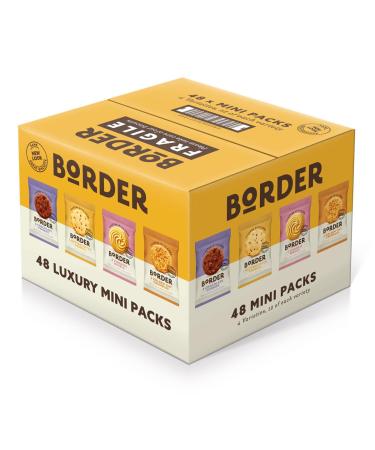 Border Luxury Mini Biscuit Cookies Assortment Pack of 48