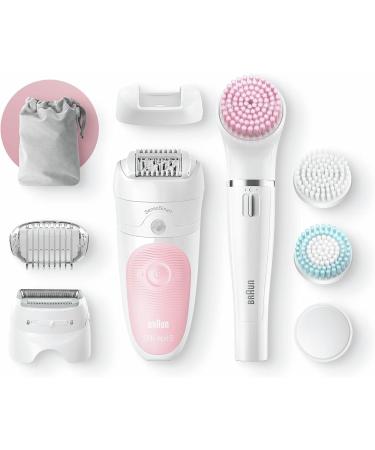 Buy Braun Silk- pil 5 Beauty Set - Epilator for Women Hair Remover with Attachments Peeling & Cleaning Tools | International Shipping Available - Buy Online on GoSupps.com