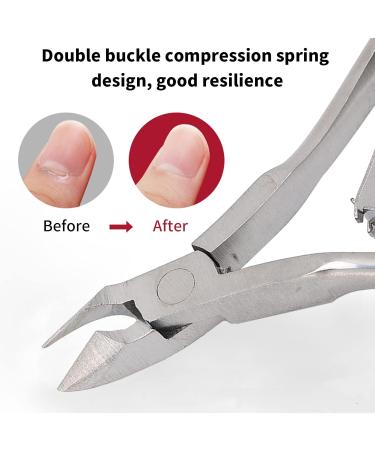 Cuticle Cutter Dead Skin Remover Scissors Dead Skin Scissors Cuticle NippersStainless Steel Nail Clipper for Spas for Salons - Buy Online on GoSupps.com