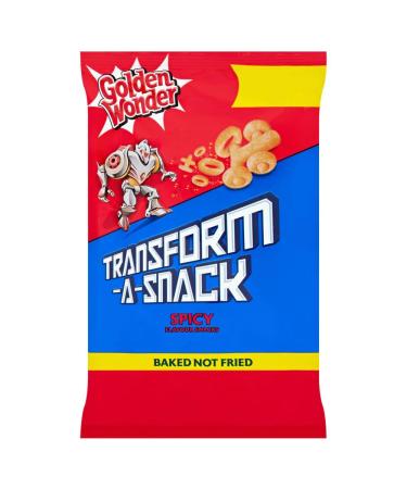 Golden Wonder Transform-A-Snack Spicy Flavour Snacks 80g-Food Beef 1 count (Pack of 1)