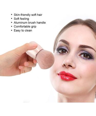 Soft Fiber Hair Blush Brush Seamless Base Brush Strong Powder-Holding Power Aluminum Handle for Wet Powder Perfect for Makeup Application - Buy Online on GoSupps.com