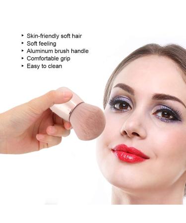 Round Head Blush Brush - Soft Fiber Powder Brush for Seamless Makeup Application | International Shipping Available - Buy Online on GoSupps.com