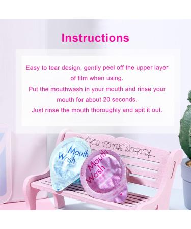 Mouthwash Disposable Portable Cleaner Freshen Breath Mouthwash Liquid Gum Health Hygiene Teeth Whitening 20PCS - Buy Online on GoSupps.com