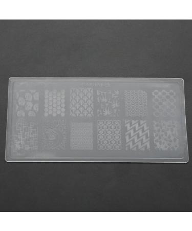 10 PCS Nail Art Stamper Set - Silicone Clear Nail Polish Transfer Stamper & Scraper for Perfect DIY Nail Decor - Buy Online on GoSupps.com