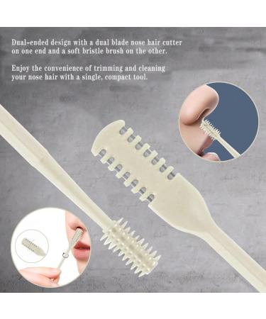 Nasal Hair Cutter 360 Degree Rotating Nose Hair Trimmer Portable Manual Nose Hair Trimmer for Women and Men (2 Pcs) - Buy Online on GoSupps.com
