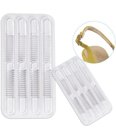20 Pcs Clear Silicone Back Foot Stickers - Thin Adhesive Tape for Anti-Slip Protection - High Heel Liners for Women - Buy Online on GoSupps.com