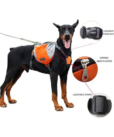 Gaorui Waterproof Backpack Saddlebag | Large Adjustable Hiking & Camping Bag | Chest Size 31.5-34 inch | Black & Green - Buy Online on GoSupps.com