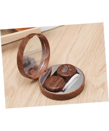 Solustrie Contact Lens Container Set - Vintage Eye Care Case with Mirror | International Shipping Available - Buy Online on GoSupps.com