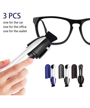 Eyeglass Cleaner Tool (3pc)  Eye Glass Cleaner Lens Cleaner Scratch Remover for Eyeglasses  Carbon Eyeglass Lens Cleaner  Efficient and Durable Carbon Microfiber Technology - Buy Online on GoSupps.com