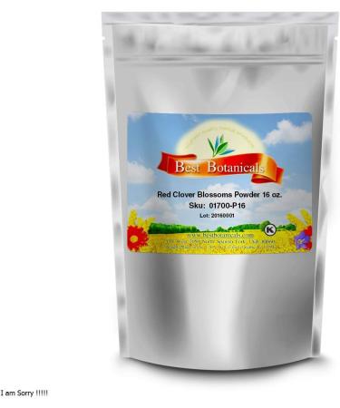 Best Botanicals Red Clover Blossoms Powder 16 oz. 16 Ounce (Pack of 1) - Buy Online on GoSupps.com