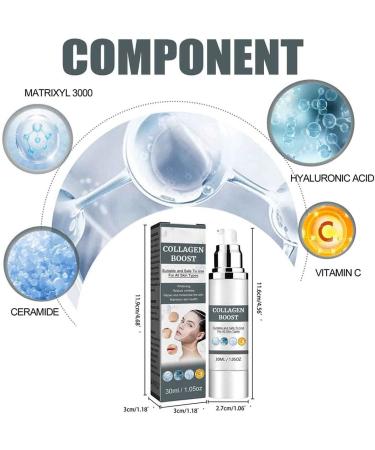  SBTRKT Voletas Collagen Boost Anti-Aging Serum Anti-Wrinkle and Brightening Skin Serum Advanced Anti-Wrinkle Serum Reduce Wrinkles Moisturizing Serum Face Serum with Vitamin C Dark Spot Corrector - Buy Online on GoSupps.com