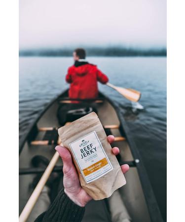Buy German Beef Jerky - Lemon Ginger Flavor | 5 Pack (250g) - Premium Dried Beef | International Shipping Available - Buy Online on GoSupps.com