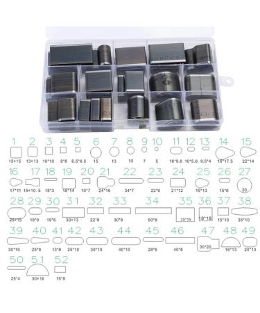 52 Shape Hollow Punch Cutter Tool Set - Leather Cutting & Craft Kit - Buy Online on GoSupps.com