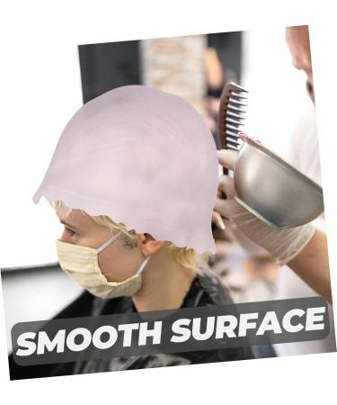 NULYLU Silicone Highlighter Cap Highlighting Hat Hair Dye Cap Reusable Hair Coloring Caps Salon Hairdressing Tools Crochet Hook for Hair Frosting Tipping Cap Hair Dye Hats - Buy Online on GoSupps.com