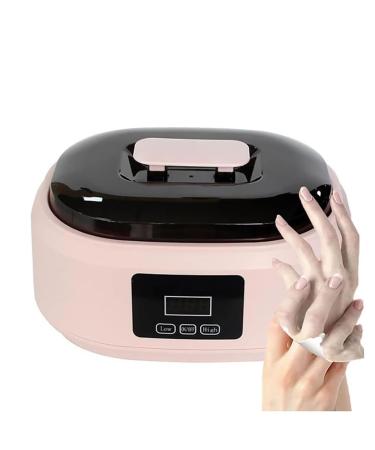 X&Z-XAOY Chauffe-Cire Professionnel Bain De Cire De Paraffine De Grande Capacit pour Les Mains Et Les Pieds avec Affichage De La Temp rature Contr le De La Temp rature 2 Vitesses 200W 3.4L(Pink)