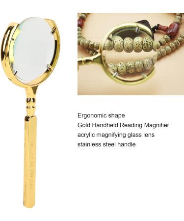 Read Magnifying Glass 8X Crescent Shape Open Reading Ergonomic Desktop Magnifier for Elderly People Microscope - Buy Online on GoSupps.com