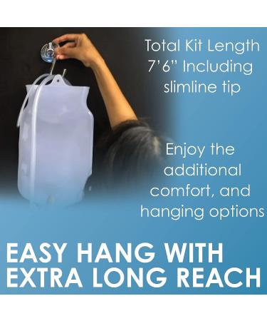 Foret Premium Enema Kit with Silicone Tip | Colon Cleanse | Gerson Therapy Recommended | BPA-Free | Eco Detox Gift - Buy Online on GoSupps.com