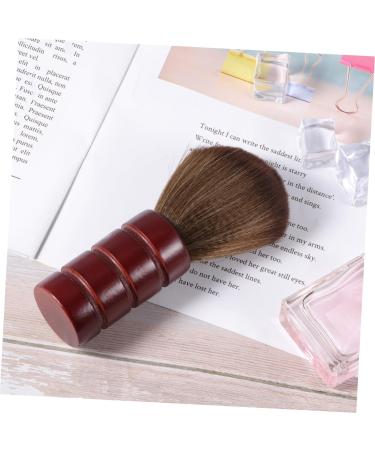 Beavorty dusters for cleaning Hair Cutting Brush Neck Duster Neck Brush Salon Brush hair brush face Wooden M Red - Buy Online on GoSupps.com