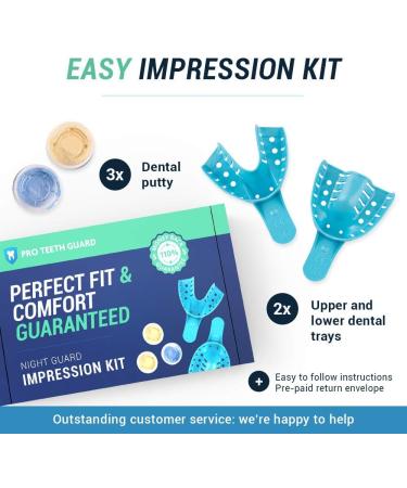 Custom Dental Night Guard for Teeth Grinding | Pro Teeth Guard | Adult-Female Size | 110% Money Back Guarantee - Buy Online on GoSupps.com