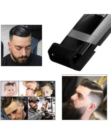Rechargeable Men's Hair Clipper - Washable Professional Blade for Adult Shaving (Black) | International Shipping Available - Buy Online on GoSupps.com