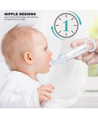 Medicine Pacifier Nipple Designs Simple To Operation Baby Medicine Dispenser Circular Pull Shape 12.5 X 4.5 X 4cm for Infant Feeding - Buy Online on GoSupps.com