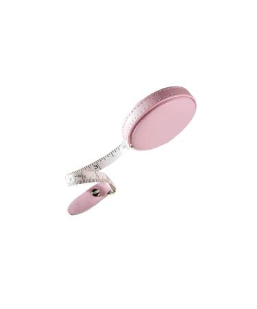 Soft Pink Leatherette Retractable Tape Measure - 60 inches/1.5m for Sewing & Body Measurement - Buy Online on GoSupps.com